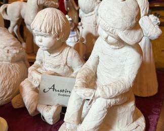 Some of the vintage Austin Sculptures