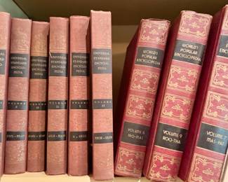 Vintage encyclopedias