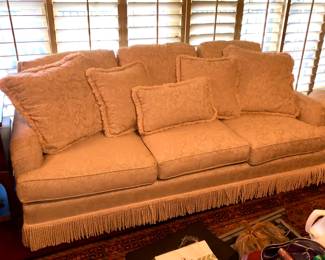 Fringed Morgan Stewart Sofa
