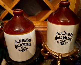 Jack Daniel's Gold Medal Old No. 7 stoneware jugs