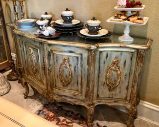 Credenza with Carved Rosettes