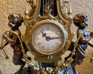 Detail of Italian Brevettato Imperial clock