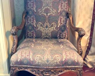 Sherrill Carved Armchair