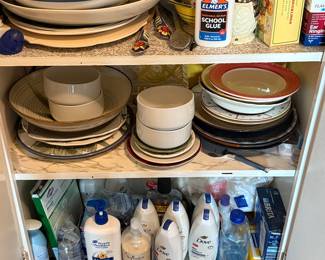 Serving plates and personal care items