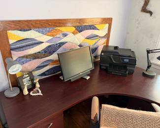 Office desk and chair