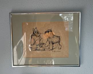 Framed artwork