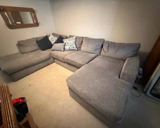 Comfy L Shaped Couch In Two Pieces