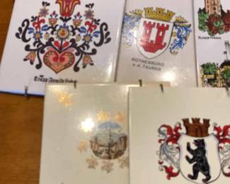Vintage Tins and trays Decorative Tiles