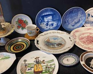 Some Old Plates Limoge, Miurano,Nippon, And More