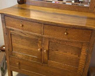 Beautiful Rustic Old Sideboard Cabinet