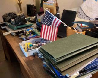 Mystery lot of office stuff