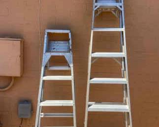 Six Foot And Eight Foot Step Ladders