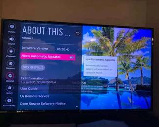 TA203VLG 65in TV, UK6090PUA