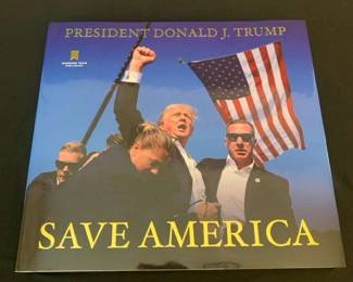 TA252Save America Book, Signed By Donald Trump