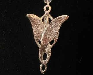 TA161Noble Collection Arwen Evenstar Pendant 3 Sterling Chain Only