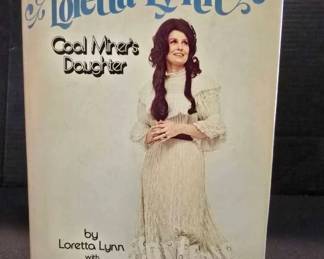 TA216VSigned Hardback Copy of Coal Miners Daughter