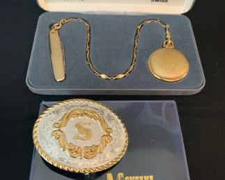 TA281Pocket Watch Belt Buckle