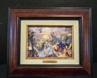 TA226Thomas Kinkade studios beauty and the beast