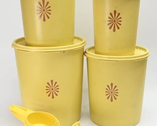 VINTAGE Tupperware Canister Set 