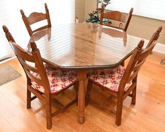 Oak Breakfast Table 