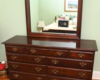3 Over 6 Dresser W/Mirror 60 x 18.5 x 67