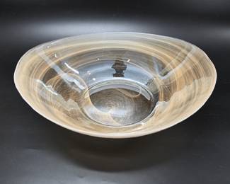 Hand Blown Glass Bowl 