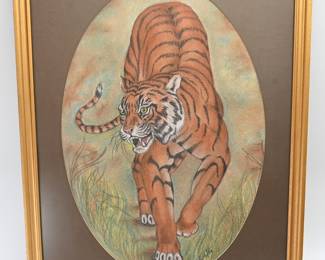 Original Tiger Pencil Art 