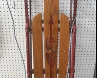 Vintage Wooden Sled 
