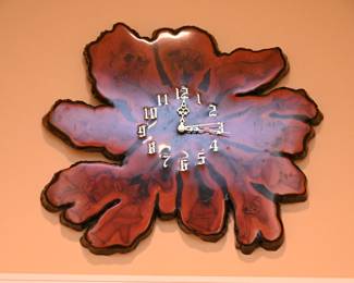 Large Cypress Clock 
