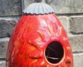 Pottery Bird House 