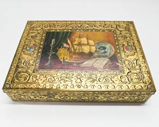 Vintage Metal Tin 