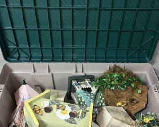 Large Bin of Birdhouses 