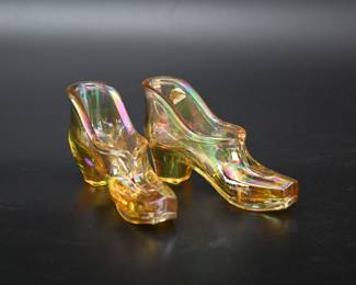 Carnival Glass Slippers 