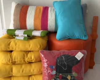 Orange Autumn , Orange Coat Rack, Colorful Pillows