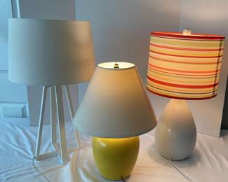 3 Table Lamps