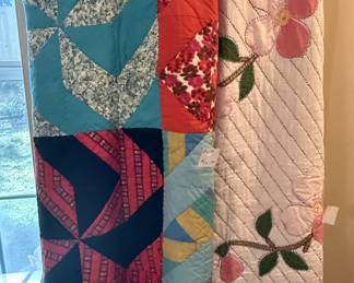 Hand stitched quilts