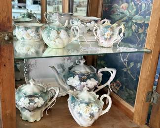 Porcelain tea set
