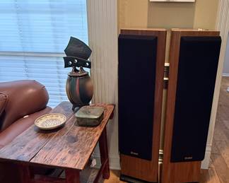 Speakers in living room