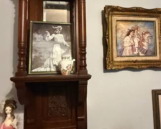 Wall display shelf