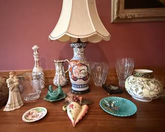 Imari style lamp