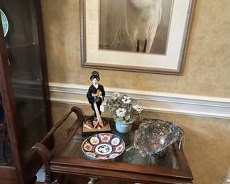 Imari plate and Asian decor