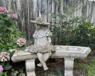 Lovely tiled bench