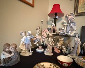 Royal Doulton and Lladro figurines