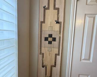 1970’s Turkish, handwoven wool and cotton runner