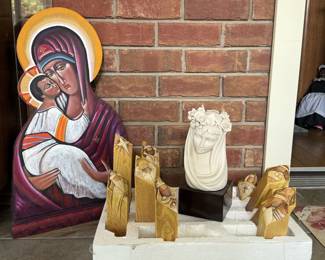 Christian icons and decor