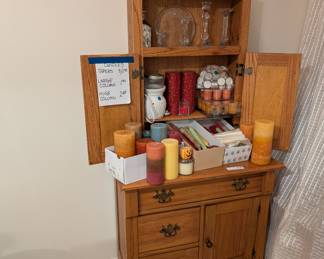 Wash stand matches dresser with mirror