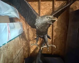 LIFE SIZE BRONZE EAGLE
