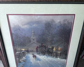 "Christmas in the Village" by G. Harvey