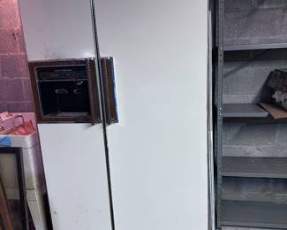vintage white refrigerator