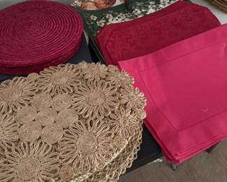Placemats, and table decor